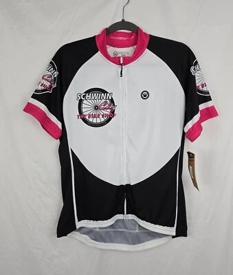 Canari 全新带标签全拉链骑行服 SS Club Schwinn 女式尺寸 XXL 运动 — 第 1/4 张图片