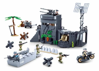 SLUBAN B0861 - Atlantic Wall WW2 D-Day Utah Landing - Battle Scene - 765 Pcs - Image 1 of 4