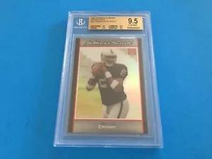 Jamarcus Russell 2007 Bowman Chrome Refractors Rookie BGS 9.5 Gem Mint - Bild 1 von 2