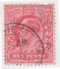 (K122-120) 1902 Great Britain 1d red EDWVII (DT)