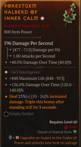 💥DIABLO 4💥SEASON 9💥Pants💥Axial Conduit GA Maximum Resource + Generation - Picture 1 of 1