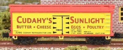 Z Scale CUDAHY Wood 34' Rebuilt Reefers ~ FTB9209 Set #1 ~ NIB - Image 1 of 4