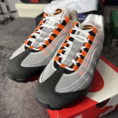 Size 8.5 Nike Air Max 95 OG 'Bright Mandarin' IN HAND Orange HM4740-005 9 5 Five - Image 1 of 4