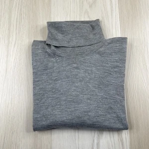 Suéter Gucci Cashmere G Logo Cuello Alto Talla XXL Color Gris GU120 - Imagen 1 de 13