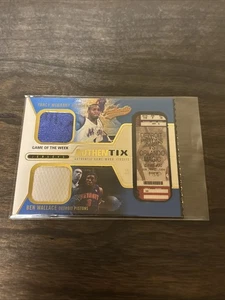 2003-04 Fleer Authentix Tracy McGrady Ben Wallace Jersey Game of Week #BW - Picture 1 of 6