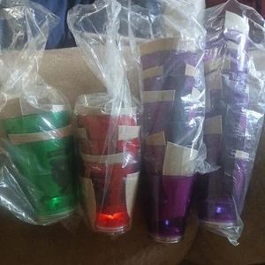 Smirnof Sours Plastic Light Up Shot Glasses Assorted Color (checked /functional) - Picture 1 of 2