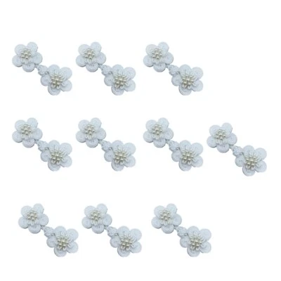 Cheongsam Buttons Closure Sewing Buttons Fasteners for Sewing Multicolored - Image 1 of 4