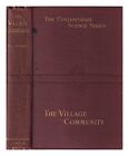 GOMME, GEORGE LAURENCE (1853-1916) The village community : with special referenc