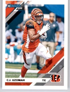 Tarjeta base 2019 Donruss CJ Uzomah NFL PWE Bengals #63 - Imagen 1 de 2