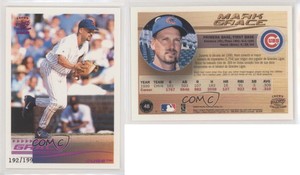 2000 Pacific Crown Collection Holographic Purple /199 Mark Grace #48