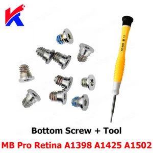Bottom Case Screw + Screwdriver For Macbook Pro Retina 13" 15" A1398 A1425 A1502 - Picture 1 of 2