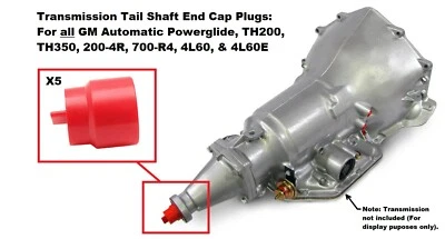 ¡5 TAPONES DE EXTREMO DEL EJE TRASERO DE TRANSMISIÓN! PARA CADILLAC OLDS BUICK CHEVY PONTIAC ETC Foto 1 de 3
