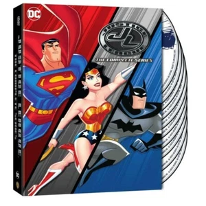 JUSTICE LEAGUE COMPLETE ANIMATED SERIES COLLECTION = 10 DISCS BOX SET DVD NEW - Picture 1 of 1