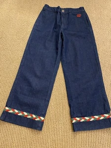Authentic Gucci Kids Teen Girls size 10Y Denim Jeans - Picture 1 of 8