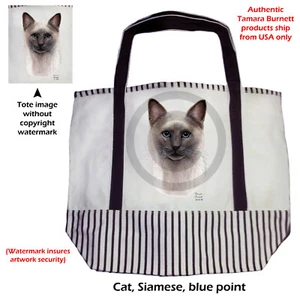 Canvas Tote - Blue Point Siamese Cat - Picture 1 of 1