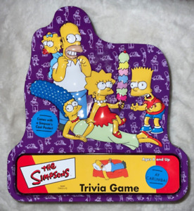 The Simpsons Trivia Board Game 3D Collector Tin Edition With Poster 2000