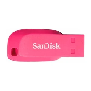 SanDisk Cruzer Blade 32GB Memory Stick Pink, USB 2.0, Type-A, FREE DELIVERY - Picture 1 of 3