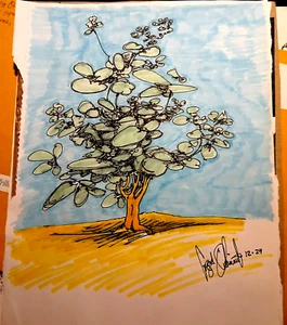 Jonbenet Ramsey Gary Oliva Real Original Art Google for artist details - Picture 1 of 2