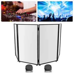 18w DJ Folding Screen Light Stage Par Lights With Booth Covers Set 7 Colors - Afbeelding 1 van 24
