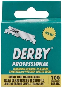 Derby Professional Single Edge Razor Blades, 100 Count - Picture 1 of 3
