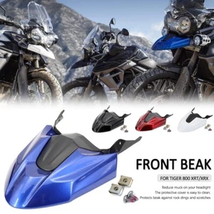 For Tiger 800 XC XRT XRX Motorcycle Front Beak Protector Fender Extension Cover - Bild 1 von 11
