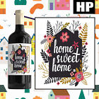 New Home Party Present Gift Wine Vodka Whiskey Beer Bottle Label Friend Son 175