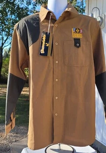 Gamehide/Burris Upland Field Hunting Shirt Tan/Green. Men's Large. Brand New - Picture 1 of 16