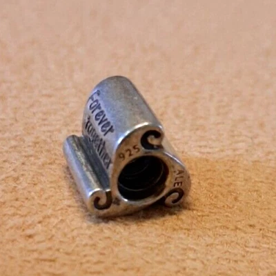Pandora ALE Charm Spacer f. Armband 925 Silber Forever Together 4,68g Welle JR20 - Bild 1 von 4