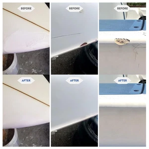 100ML Marine Fiberglass Repair Kit W/Tools, White Gel Coat Repair Kit for Boa... - Picture 1 of 12
