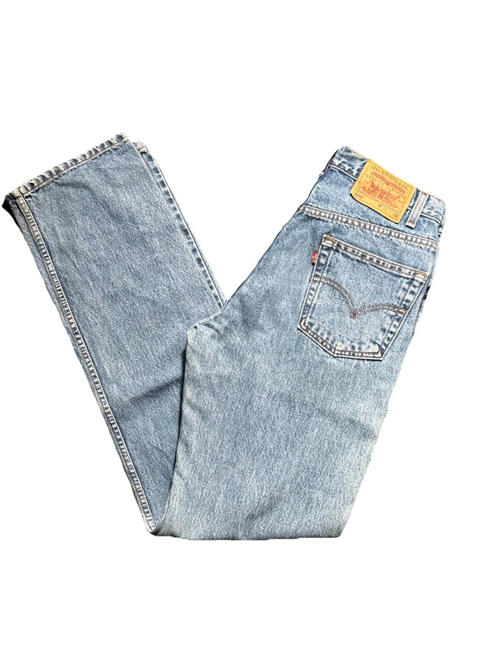 Vintage Levi’s 505 Jeans 30x 34 Straight Leg 1999 Mexico Cotton Blue - Image 1 of 4