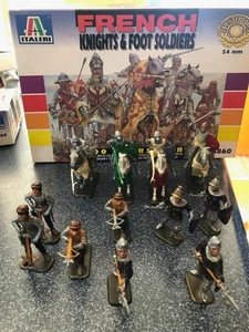 Historiker Italeri Französische Ritter & Fußsoldaten 6860 100 Jahre Krieg 12 Figuren - Bild 1 von 1