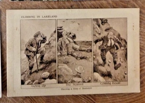 Postcard Climbing in Lakeland 1909 - Picture 1 of 2