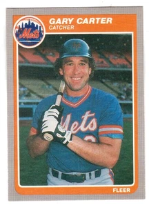 Tarjeta Fleer 1985 actualización #U-21 Gary Carter First Mets - Imagen 1 de 2