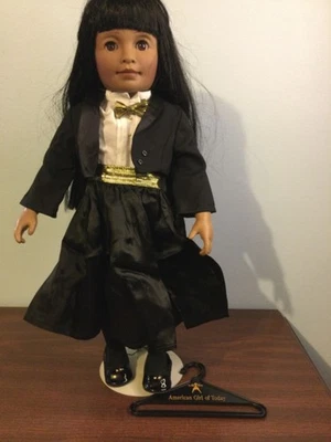 Pleasant Company American Girl Black/Gold Tuxedo Formal Recital Outfit 1996 - Image 1 of 4