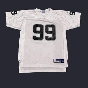 White Warren Sapp Raider Jersey Women’s Y2K - Picture 1 of 2