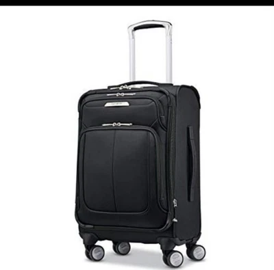 Samsonite Solyte DLX 20 inch Softside Expandable Spinner Luggage Carry On Black - Image 1 of 4