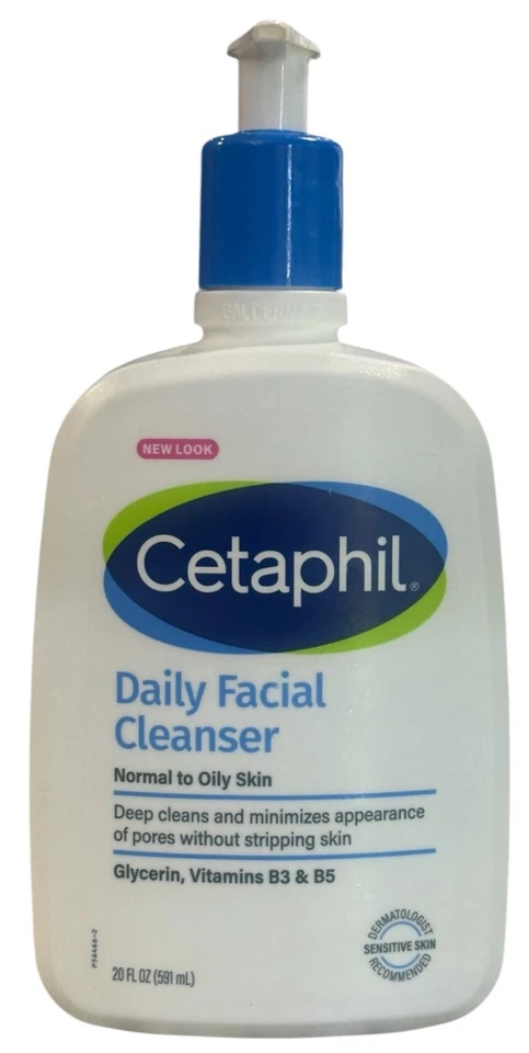 Cetaphil Wash Daily Cleanser for Sensitive Combination to Oily Skin 20 oz ...
