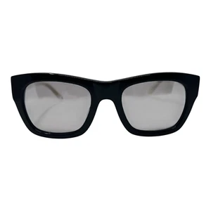 LULU GUINNESS - L125 BLK 52/21/140 - BLACK BONE - NEW Authentic WOMEN SUNGLASSES - Picture 1 of 2