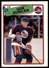 1988-89 O-Pee-Chee Iain Duncan Rookie Winnipeg Jets #209
