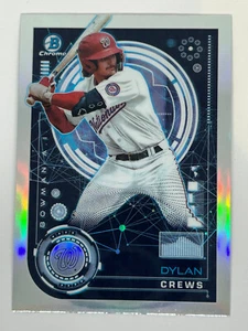 2024 Bowman Chrome Dylan Crews Bowman AI Insert #BAI-13 Washington Nationals - Picture 1 of 2