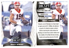 2023 LEAF DRAFT PICK FOOTBALL WHITE BASE - YOU PICK #1 - #100 * FREE SHIP *