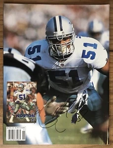 Ken Norton Dallas Cowboys AUTOGRAPHED Beckett Football Magazine Nov 1993 - Mint - Picture 1 of 2