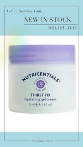 NuSkin Nutricentials Bioadaptive Skin Care Thirst Fix Hydrating Gel Cream