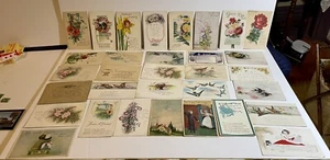 Vintage Post Card Lot 32. 1920s. Get Well, Friendship - Picture 1 of 20