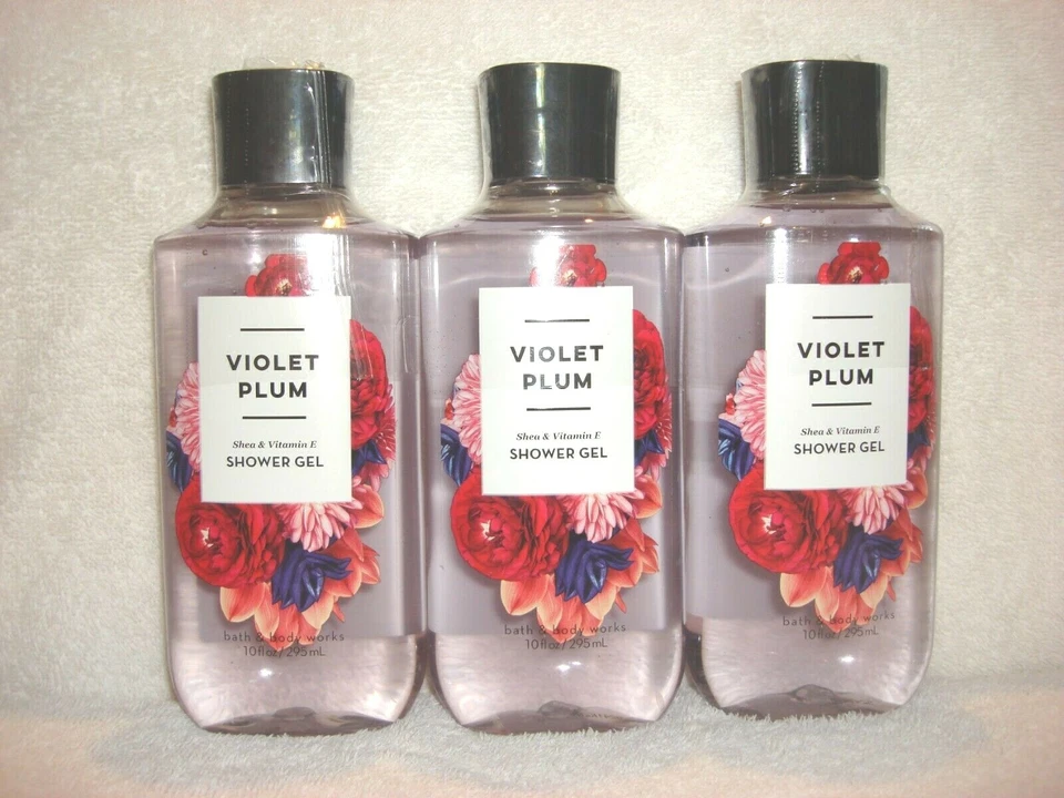 Gel de ducha 3 Bath & Body Works ciruela violeta Foto 1 de 1