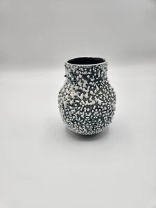 Vintage Speckle Splatter Vase Kunstkeramik von Amy Irish   - Bild 1 von 3