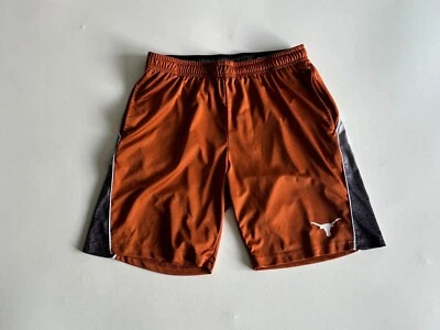 Texas Longhorns Shorts Boys XL Orange Colosseum NCAA Football Sports Drawstring - Image 1 of 4