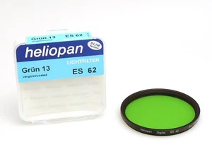 Heliopan Grün Filter 13 vergütet SLIM ES 62mm ⦰ 62mm - Picture 1 of 1