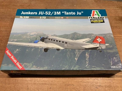Italeri Junkers Ju-52/3M "Tante Ju"  in 1:72 scale - SEALED - Immagine 1 di 4