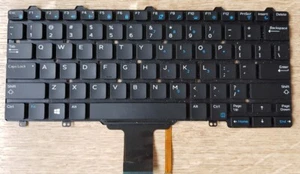 Dell Latitude E5250 E5270 E7275 XPS 9250 Keyboard US QWERTY Backlit 05YH5R - Photo 1/3